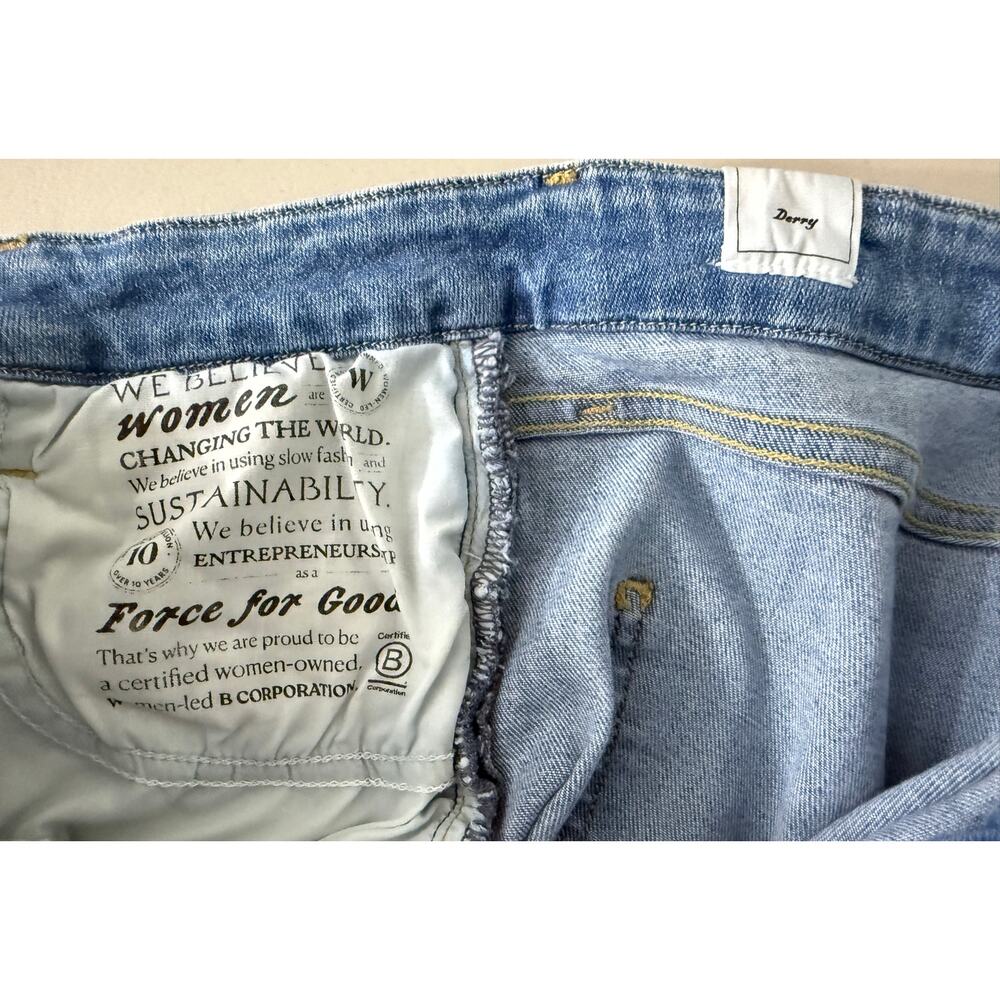 Frank & Eileen Derry High Rise Crop Jeans Classic Blue Wash Size 31 - Picture 13 of 16